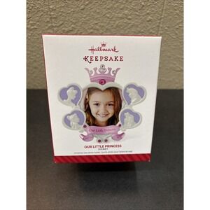 Hallmark Keepsake Ornament 2014‎ Disney Our Little Princess Photo Holder NIB